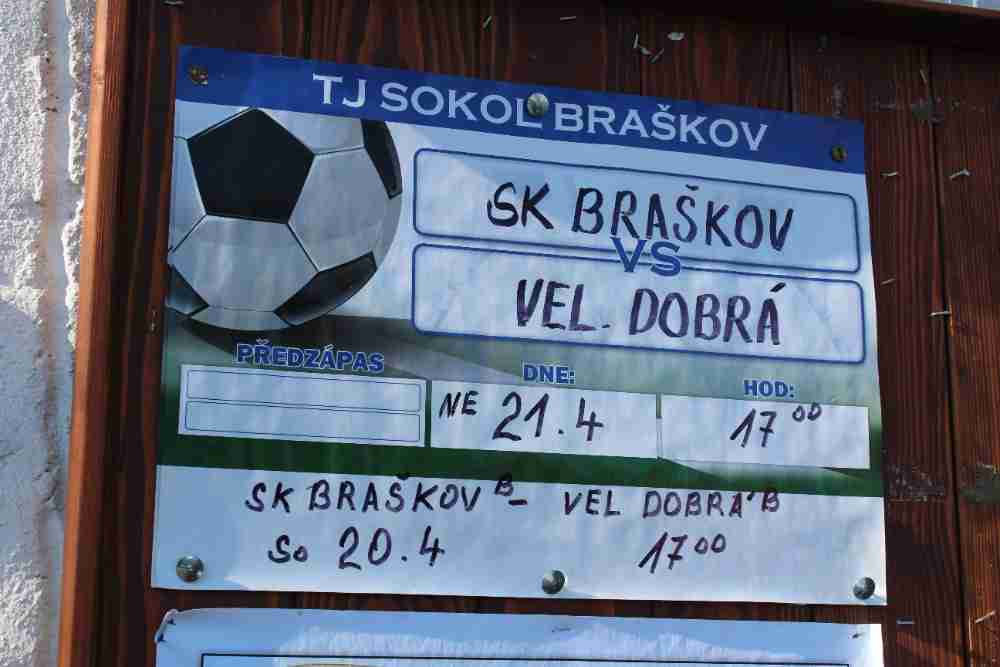 Další domácí vítězství SK Braškov
